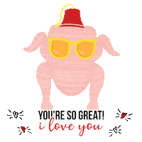 I Love You Friends Sticker
