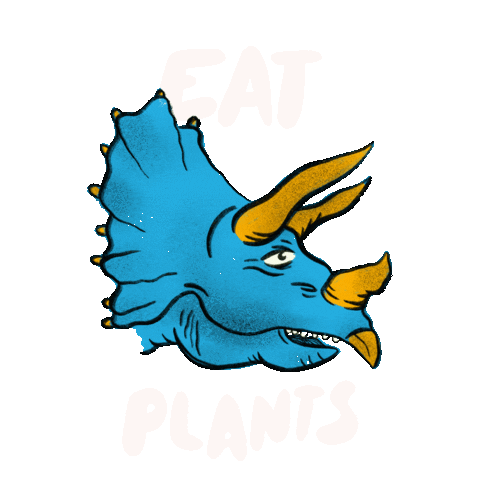 Eat Plant Based Diet Sticker by Jef Caine
