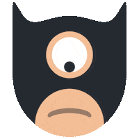 Dc Comic Eyes Sticker by Salih Kizilkaya