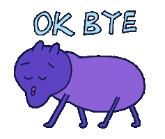 Walk Away Leave Me Alone Sticker by Mekamee