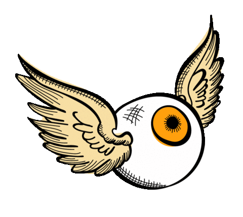 Illustration Eyes Sticker