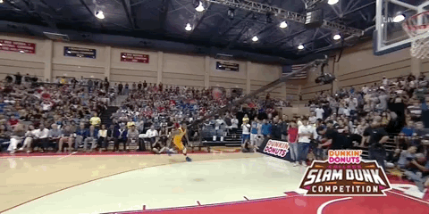 dunk contest 2018 GIF by Dunkin’ Donuts