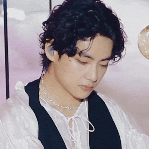 Kim Taehyung Smile GIF