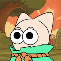 Globkins surprised huh awkward stare GIF