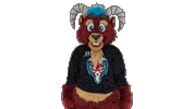 Hockey Mascot Sticker by New Mexico Goatheads