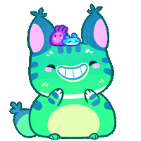 Happy Cat Sticker by Mino Games