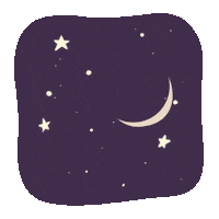 Moon Indian Sticker by Chibi Samosa