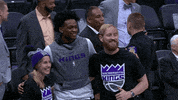 happy de'aaron fox GIF by NBA