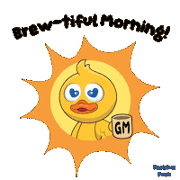 Coffee Sun Sticker by VeeFriends