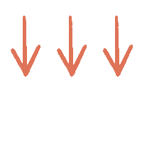 doorsjuul pink arrow orange arrows Sticker