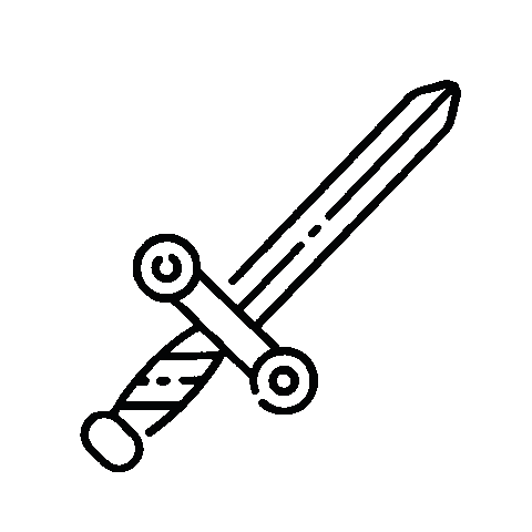 Grafenberg sword graphicdesign dagger stylus Sticker