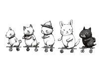 Train Skateboard Sticker