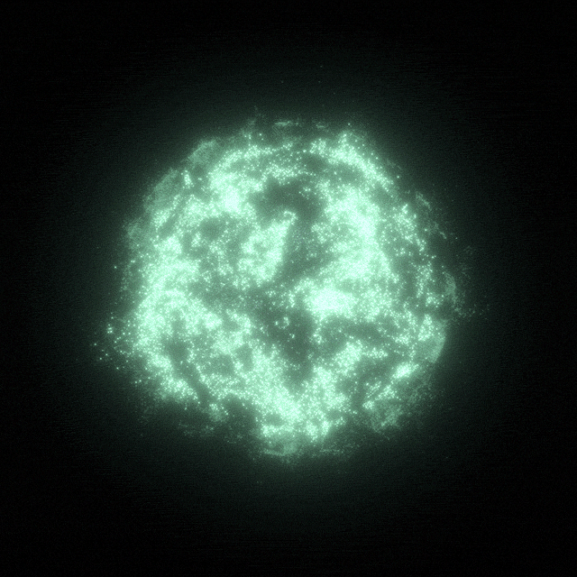 xponentialdesign hot loop space green GIF