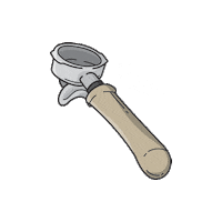 espresso latte Sticker by Otten Coffee