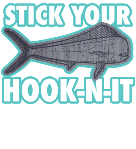 Fish Hook Fishing Sticker by Castaway Customs