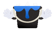theartbucket design bucket dominican bucky Sticker