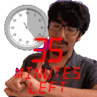 35 Minutes Sticker