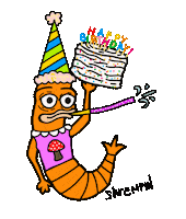 Happy Birthday Party Sticker by shremps