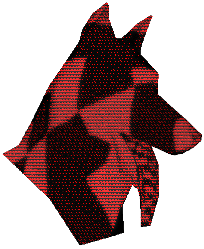 Dog 3D Sticker by badblueprints