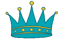 modernwidowsclub queen club crown modern Sticker