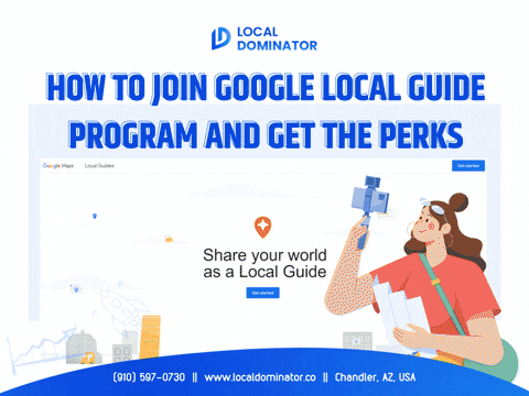 Earning Google Local Guide Badges GIF