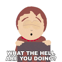 What Are You Doing Sticker by South Park