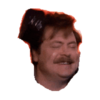 ron swanson STICKER by imoji