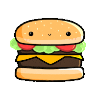 Eat Fast-Food Sticker by Capivarinha