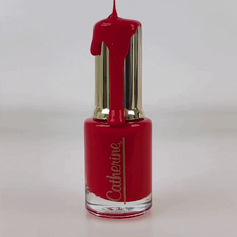 Catherine-Nail-Collection red color nailpolish nagellack GIF
