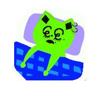 Tired Good Morning Sticker