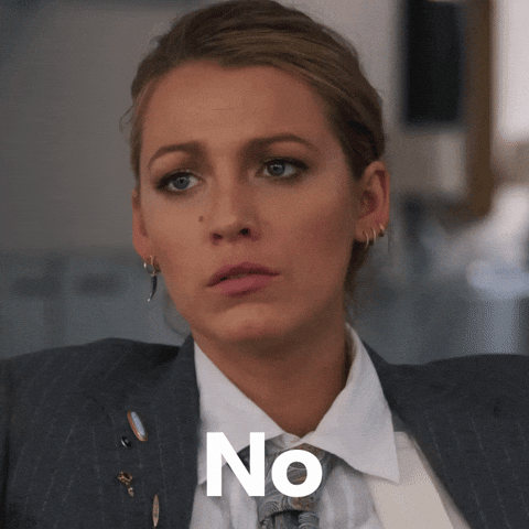 I Cant No Way GIF by Blake Lively Fan