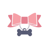 Goldentails golden dog walking Sticker