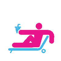 Summer Sunbathing Sticker by Dunkin’