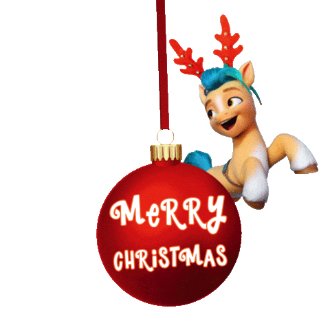 Merry Christmas Sticker by My Little Pony