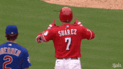 Eugenio Suarez Geno GIF by Cincinnati Reds