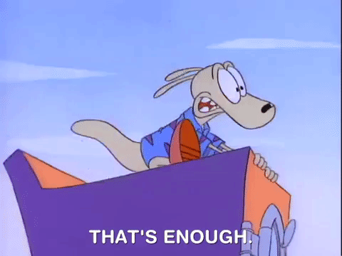 rockos modern life nicksplat GIF