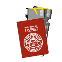 Travel Tu Sticker by Trinity University