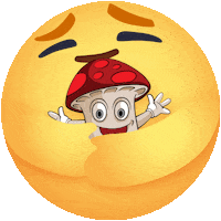 Care Mushroom Sticker by Shabunoki PH