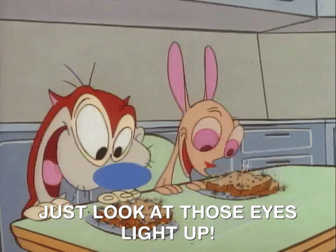 ren and stimpy nicksplat GIF