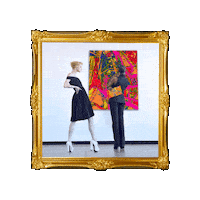 kentstetson art frame fine art art gallery Sticker