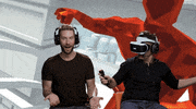 RETROREPLAY laugh vr nolan north troy baker GIF