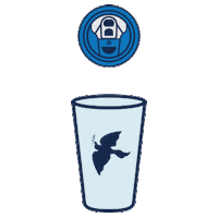 La_Colombe coffee caffeine philly pour Sticker