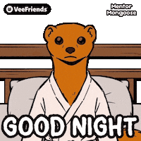 Good Night Yawn Sticker by VeeFriends