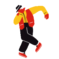 Happy Dance Sticker by Lobster Studio