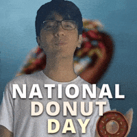 National Day Donut GIF