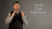sign language small cute helicopter GIF by Sign with Robert