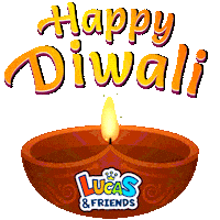 New Year Celebration Sticker by Lucas and Friends by RV AppStudios