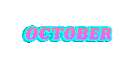 October Sticker by Pickwood Magazine
