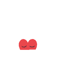 loukoumh love heart mood love you Sticker