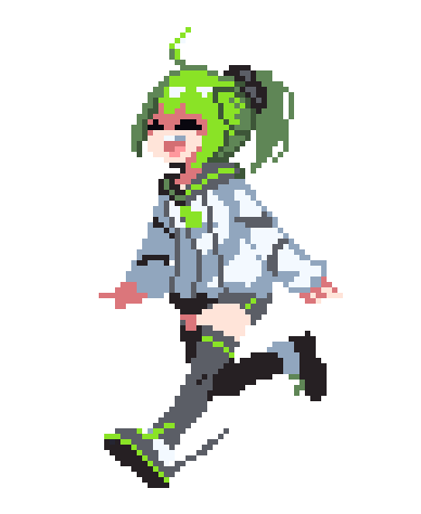 Happy Run Sticker by Mintsphere